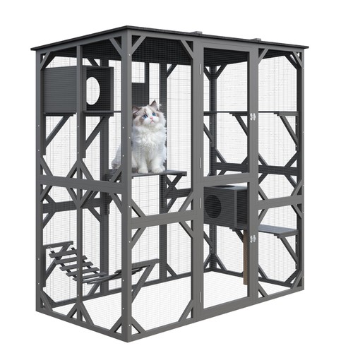 Freilaufgehege katzen großes - freilaufgehege,